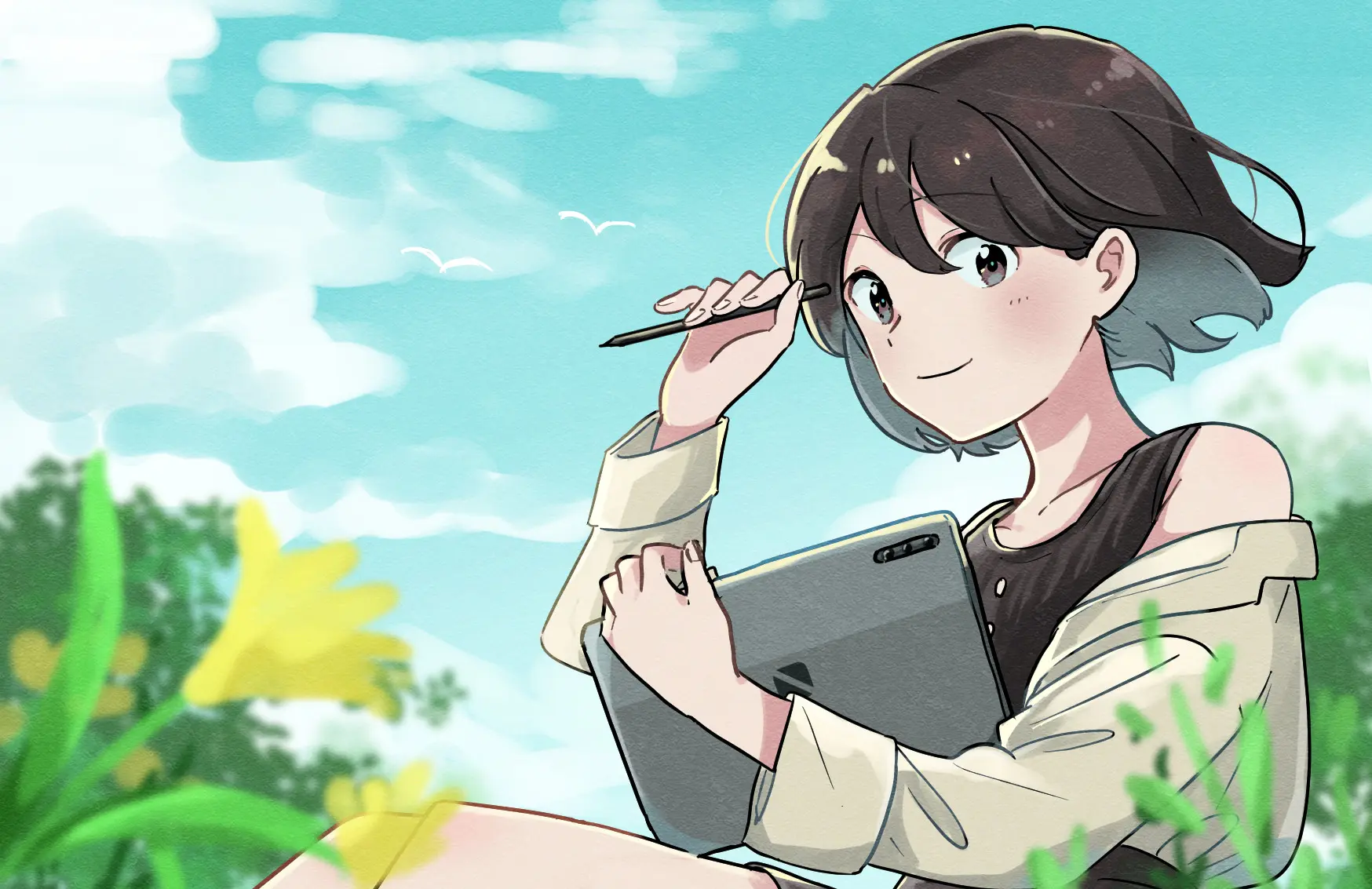 NECタブレット LAVIE Tab T12 メイキングイラスト制作 – AHOWASA.com